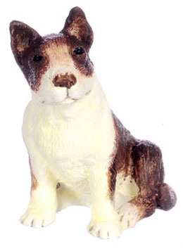 Dollhouse Miniature Bull Terrier